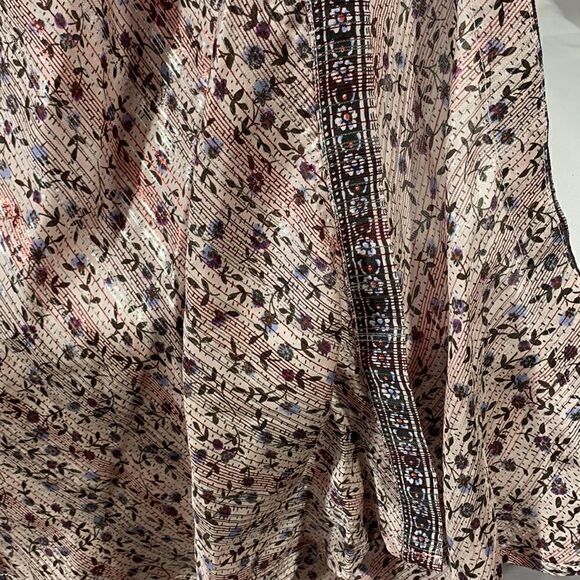 FREE PEOPLE NIA GIA SILK MIDI DRESS NEW NWT LARGE - Picture 10 of 11